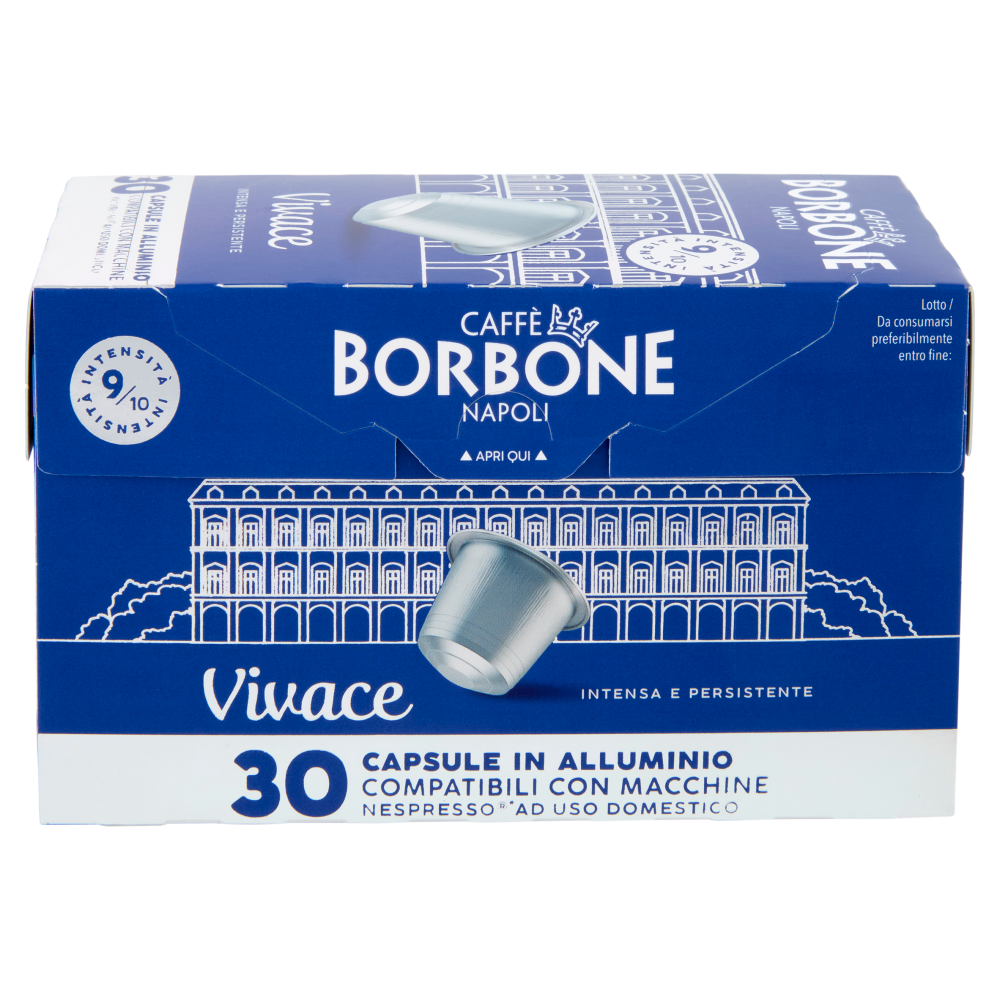 Caffè Borbone Vivace Capsule in Alluminio Compatibili Nespresso* 30 x 5 g