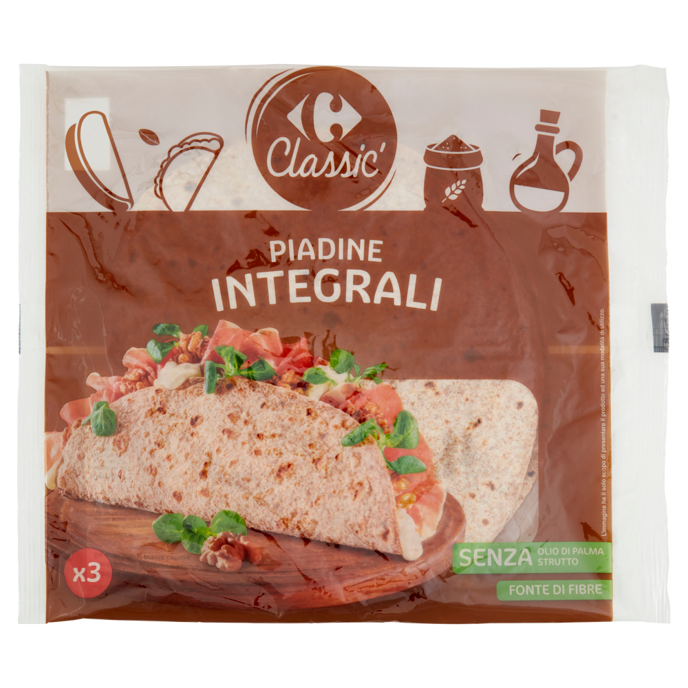 Carrefour Piadina Integrale 3 x 100 g Carrefour