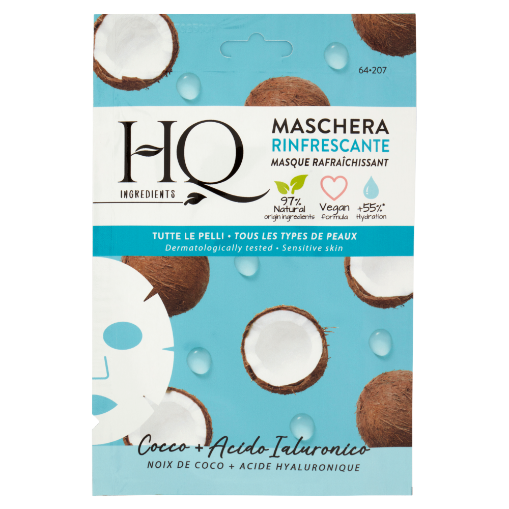 HQ Ingredients Maschera Rinfrescante 12 ml