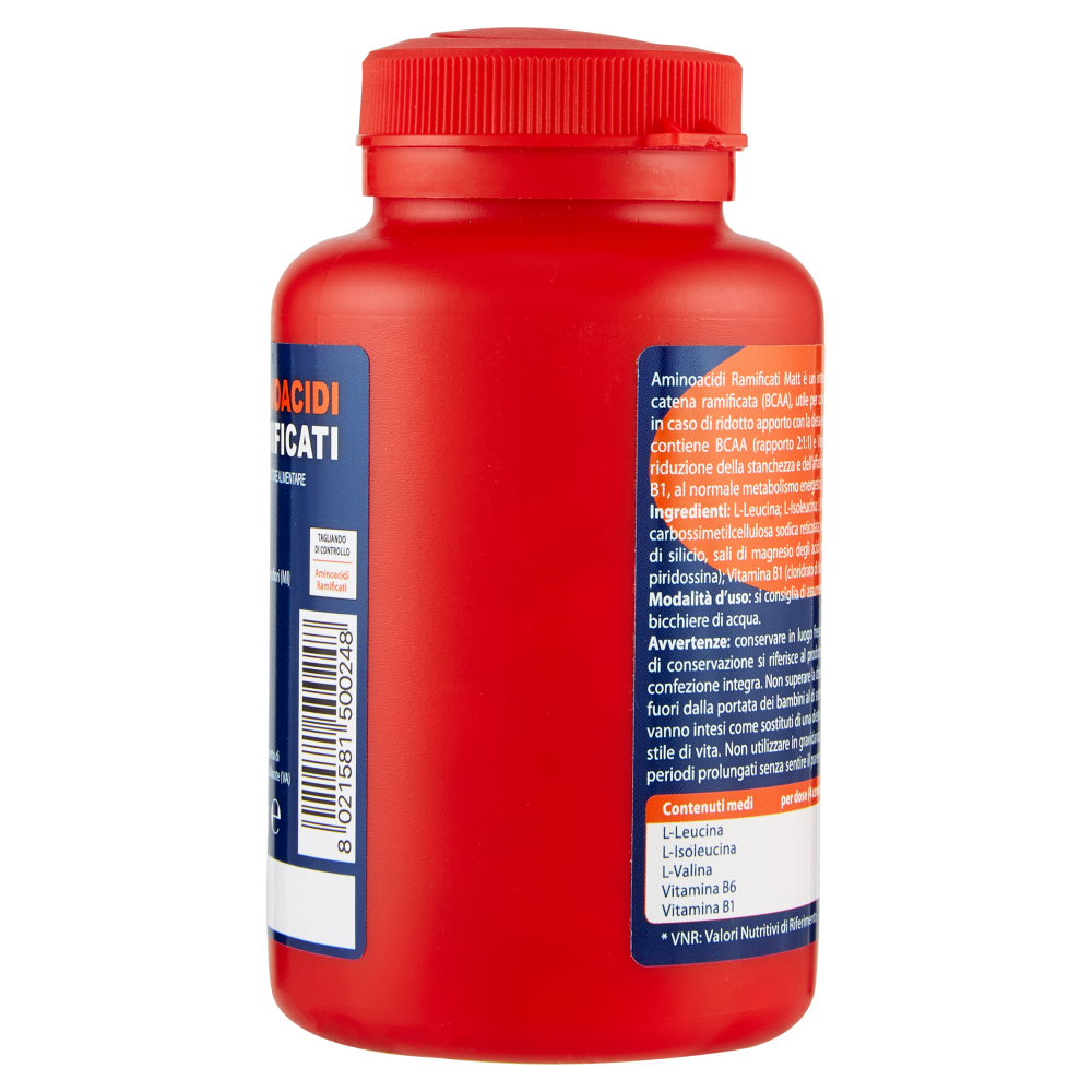 Matt Sport Amminoacidi Ramificati 120 Compresse 130,5 g