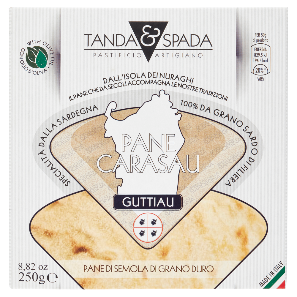Tanda & Spada Pane Carasau Guttiau 250 g