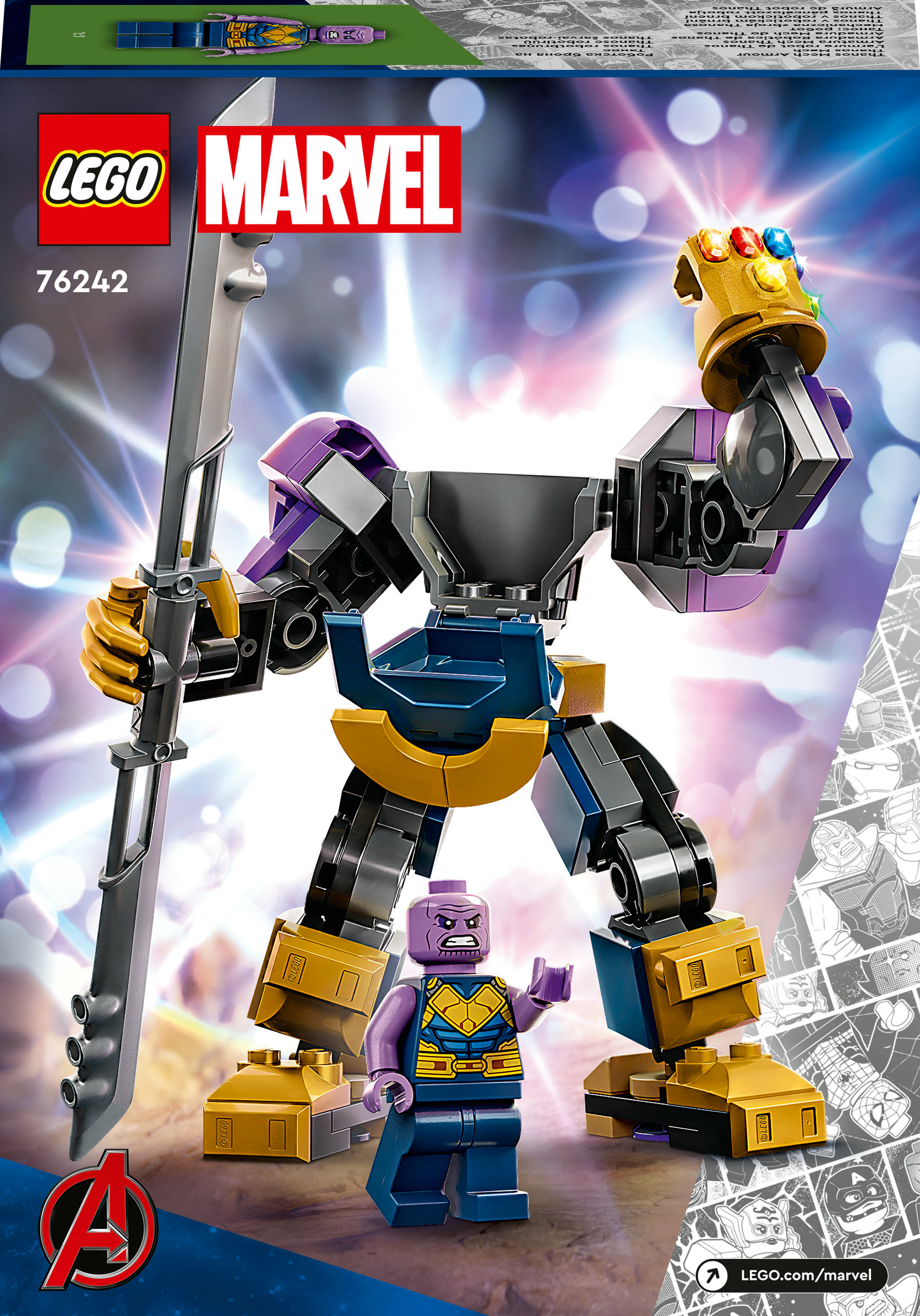 LEGO Marvel Avengers Armatura Mech Thanos