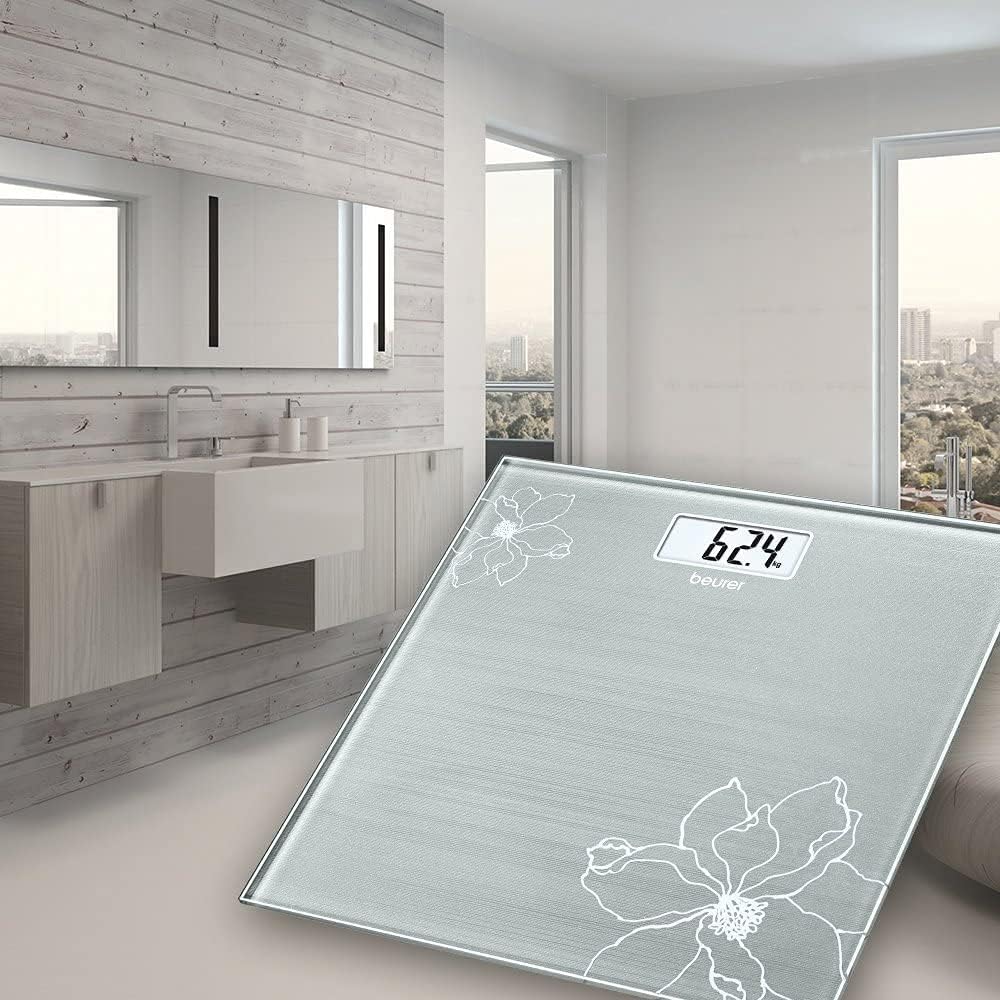 Beurer GS 10 Bilancia Pesapersone in Vetro, Nero - 1500 g