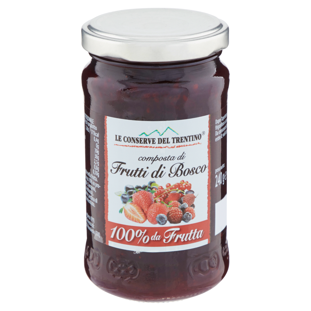 Le Conserve del Trentino composta di Frutti di Bosco 100% da Frutta 240 g