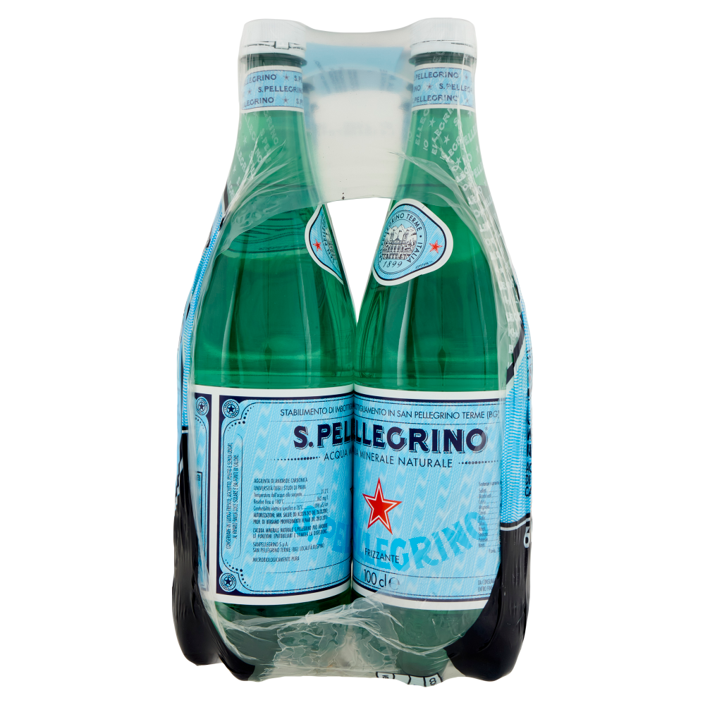 S.PELLEGRINO, Acqua Minerale Frizzante, Pet - 6x1L