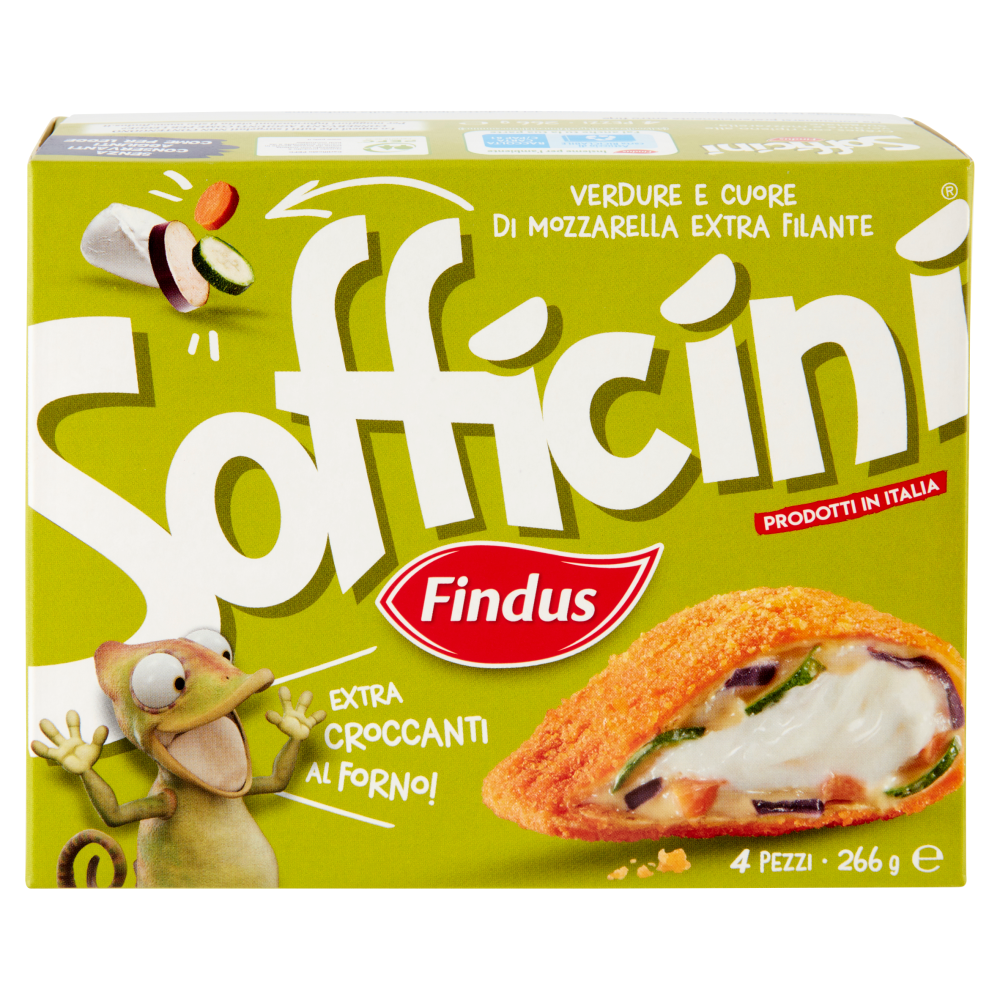 Sofficini Findus 4 Sofficini Verdure Più Mozzarella 266 g | Carrefour