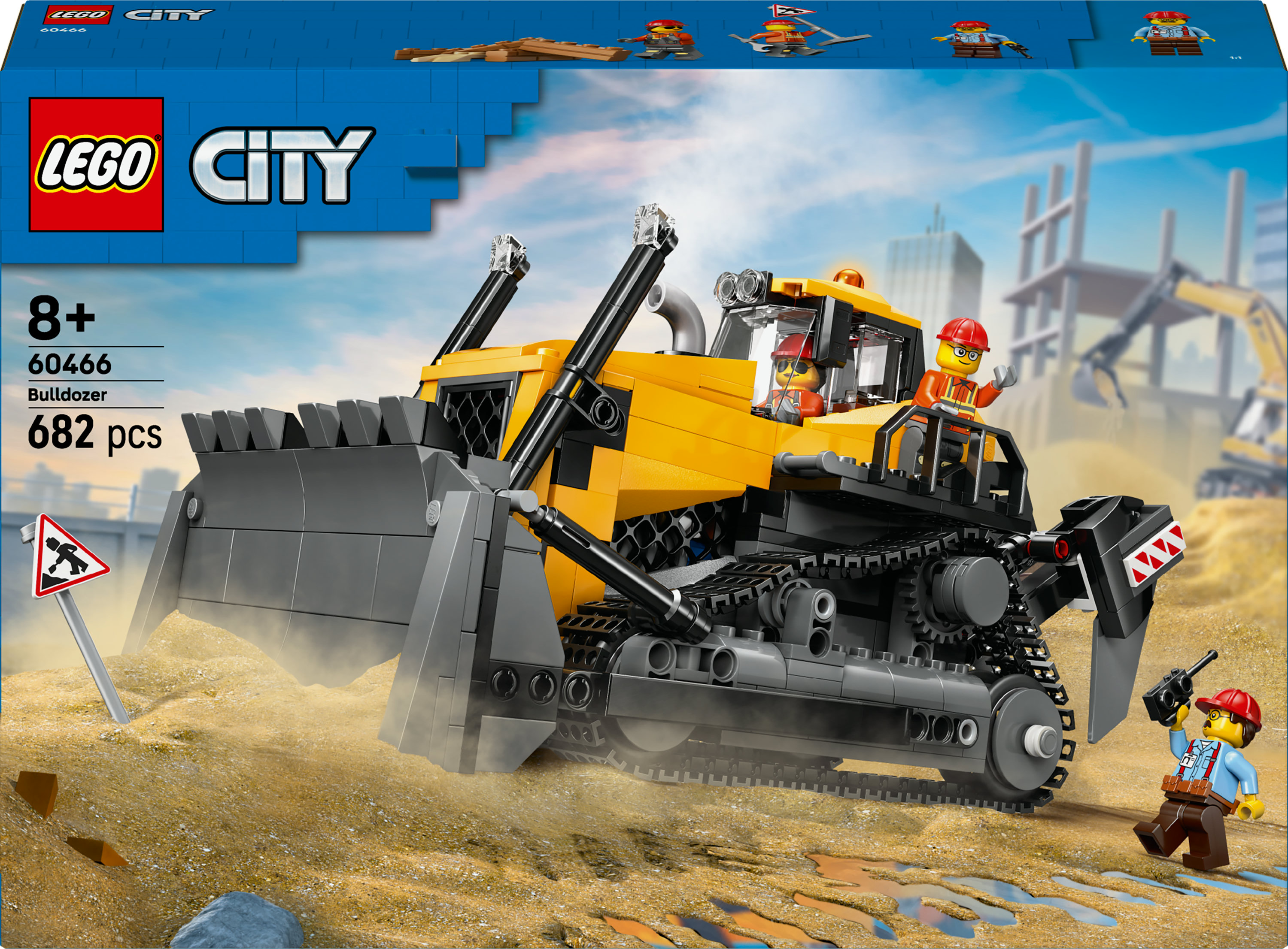 LEGO City Bulldozer giallo