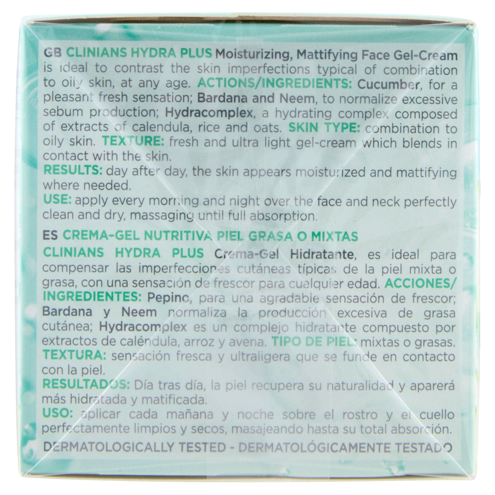 Clinians Hydra Plus Crema-Gel Idratante Opacizzante 50 mL