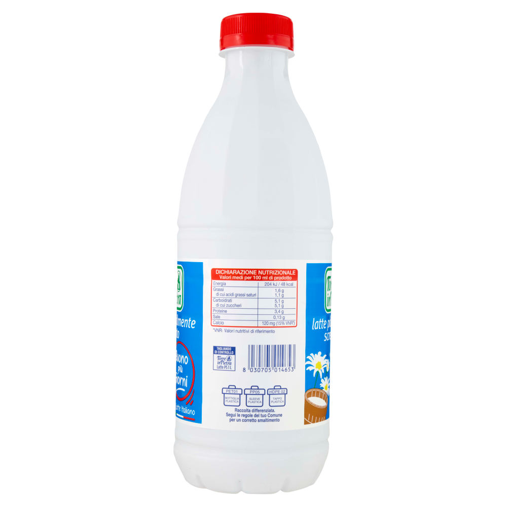 Torre in Pietra latte parzialmente scremato Buono pi&ugrave; Giorni 1000 ml