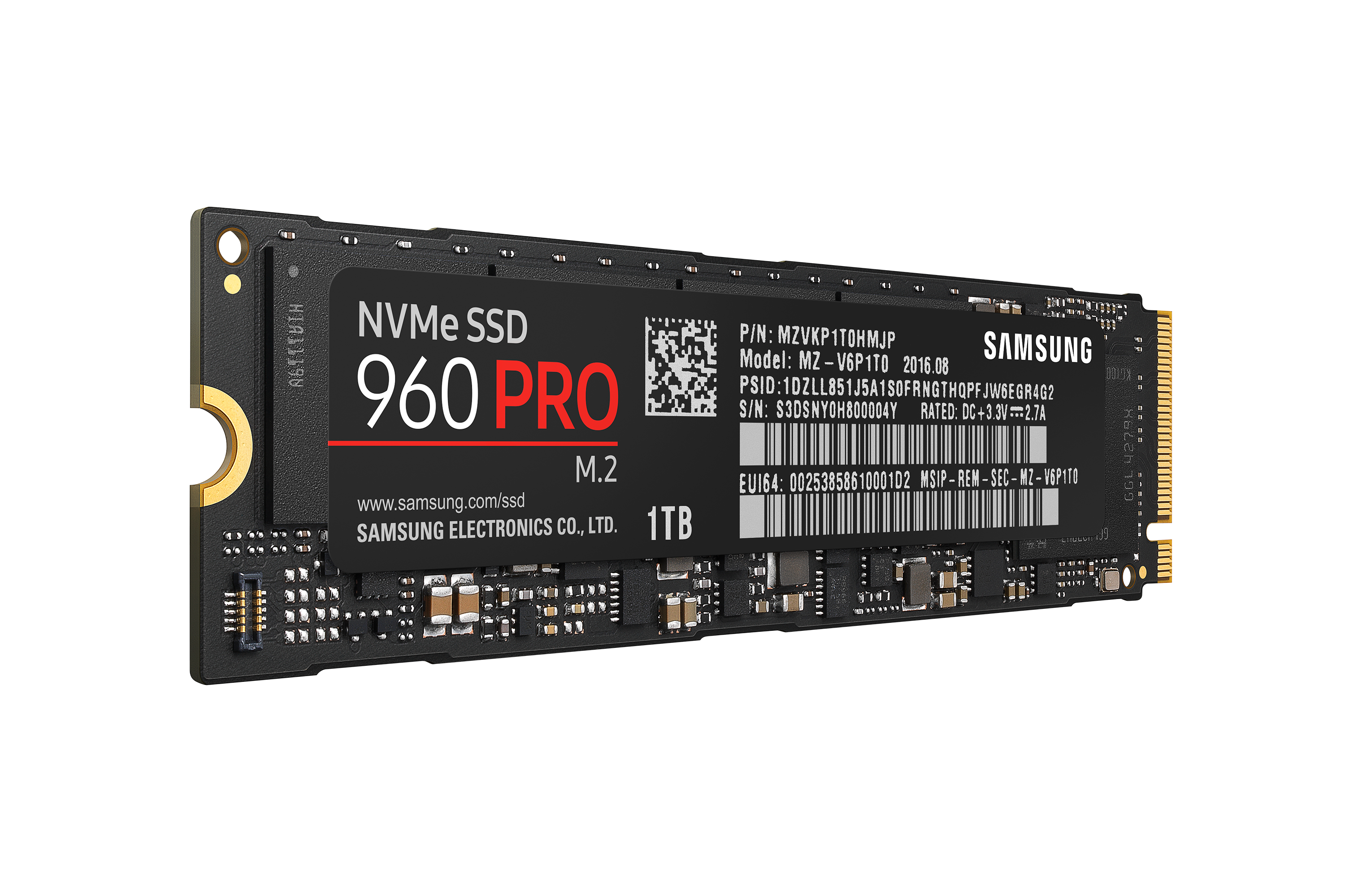 Samsung 960 PRO NVMe M.2 SSD 1 TB
