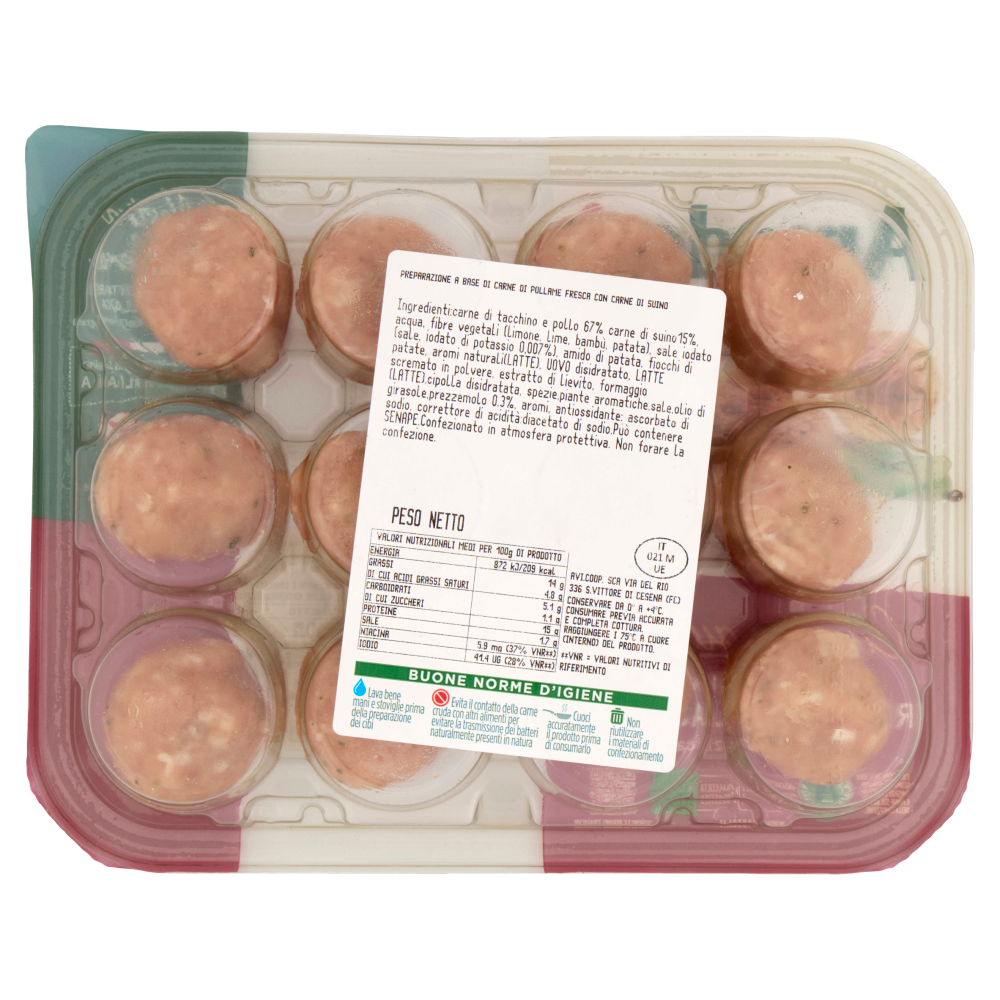 Amadori Polpettine Ricetta Classica 0,240 kg