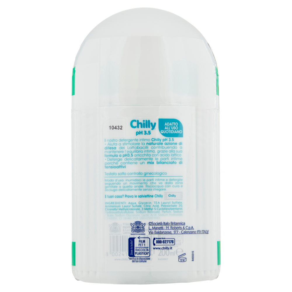 Chilly pH 3.5 Detergente Intimo 2 x 200 ml