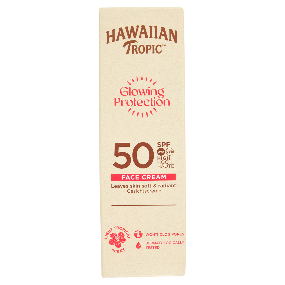 Hawaiian Tropic Glowing Protection Crema Viso SPF 50 50 ml