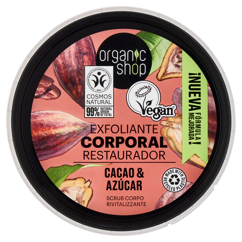 organic shop Scrub Corpo Rivitalizzante Cacao & Azùcar 250 ml