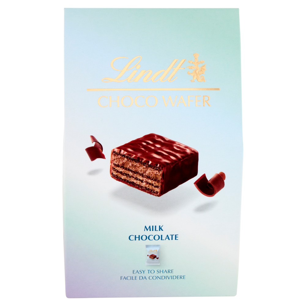 Lindt Choco Wafer confezioni cioccolatini wafer e cioccolato latte 130 g