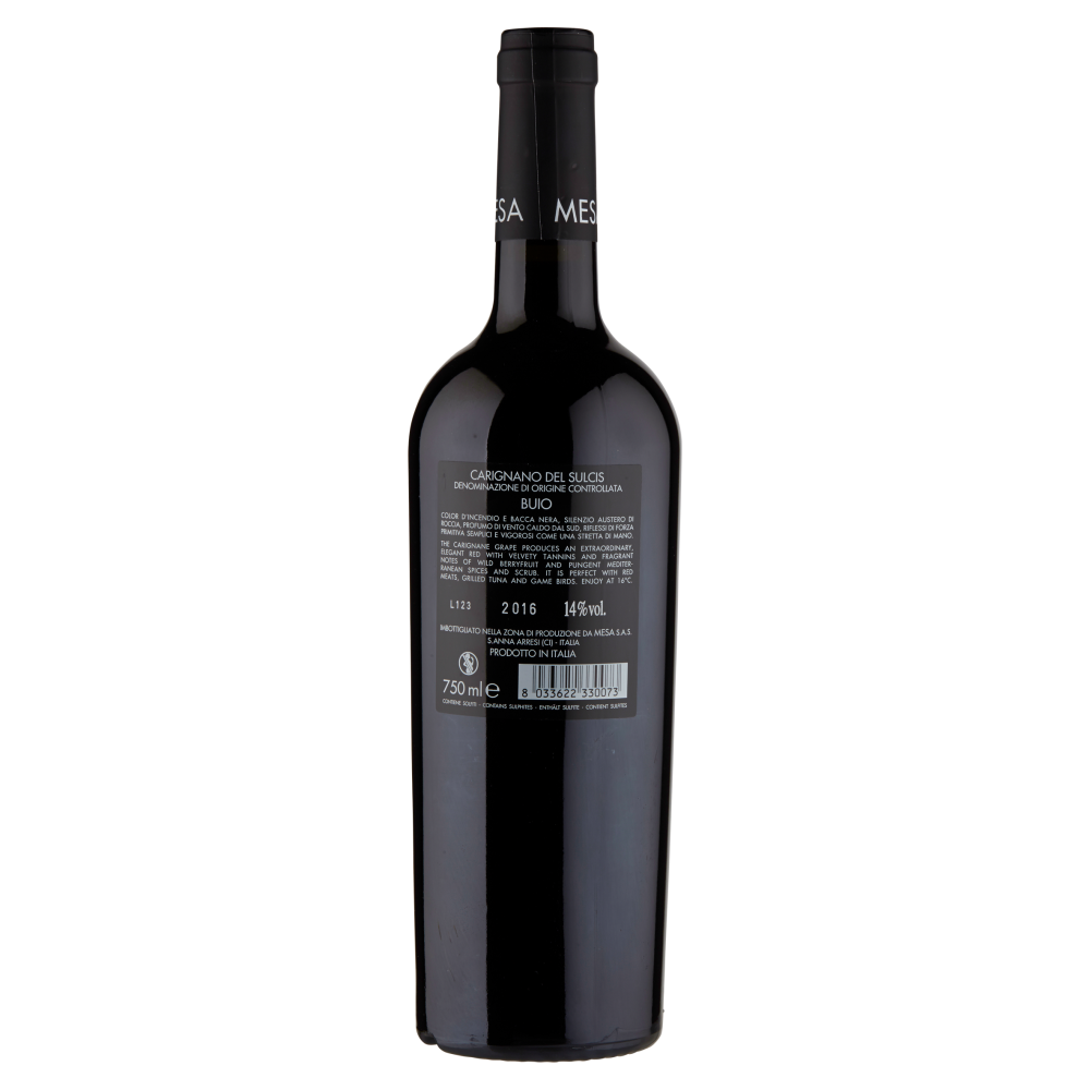 Mesa Buio Carignano del Sulcis DOC 750 ml