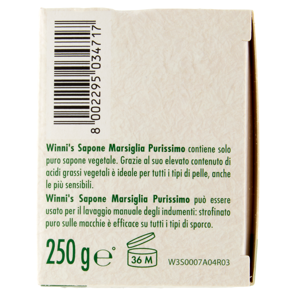 Winni's Naturel Sapone di Marsiglia 250 g