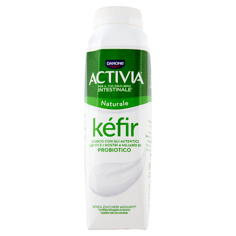 ACTIVIA Kéfir da bere, Bianco con Autentici Lieviti e Probiotico Bifidus, SenzaZuccheriAggiunti,320g