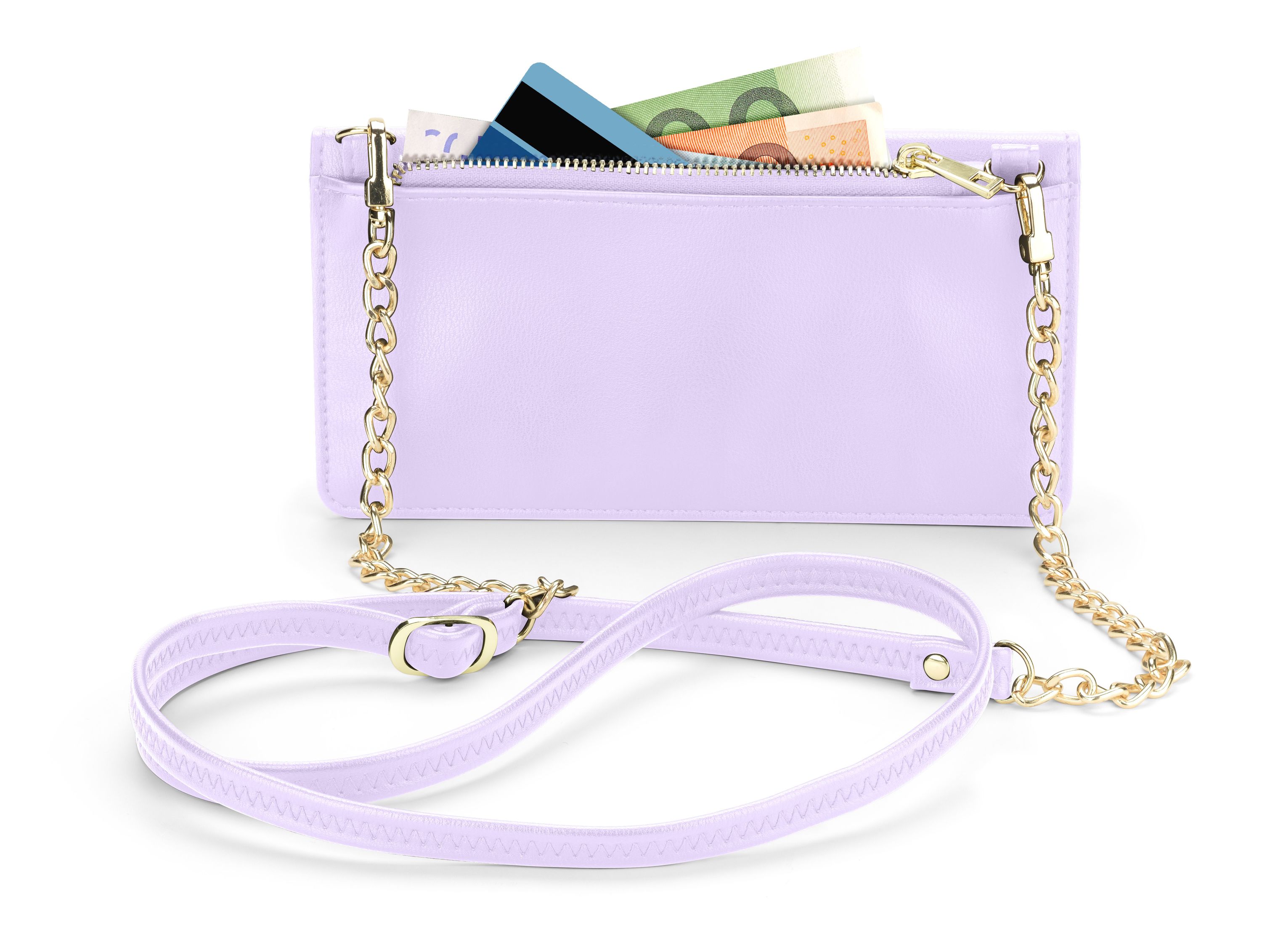 Cellularline Mini Bag - Petit Custodia effetto pelle con tracolla