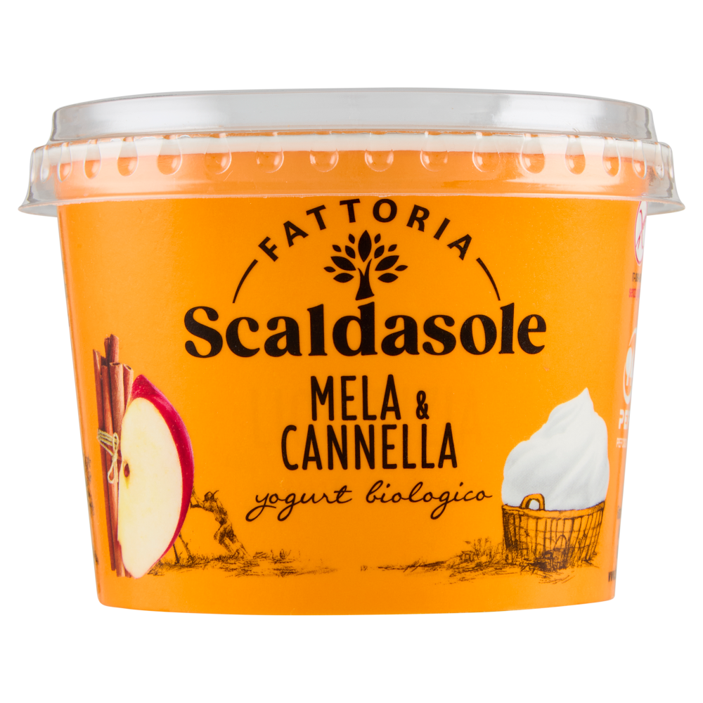 Fattoria Scaldasole Mela & Cannella yogurt biologico 250 g