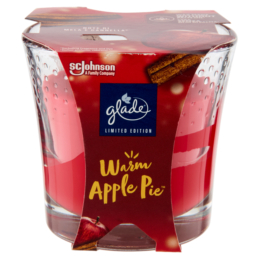 Glade&reg; Candela Std Limited Edition Warm Apple Pie 112gr