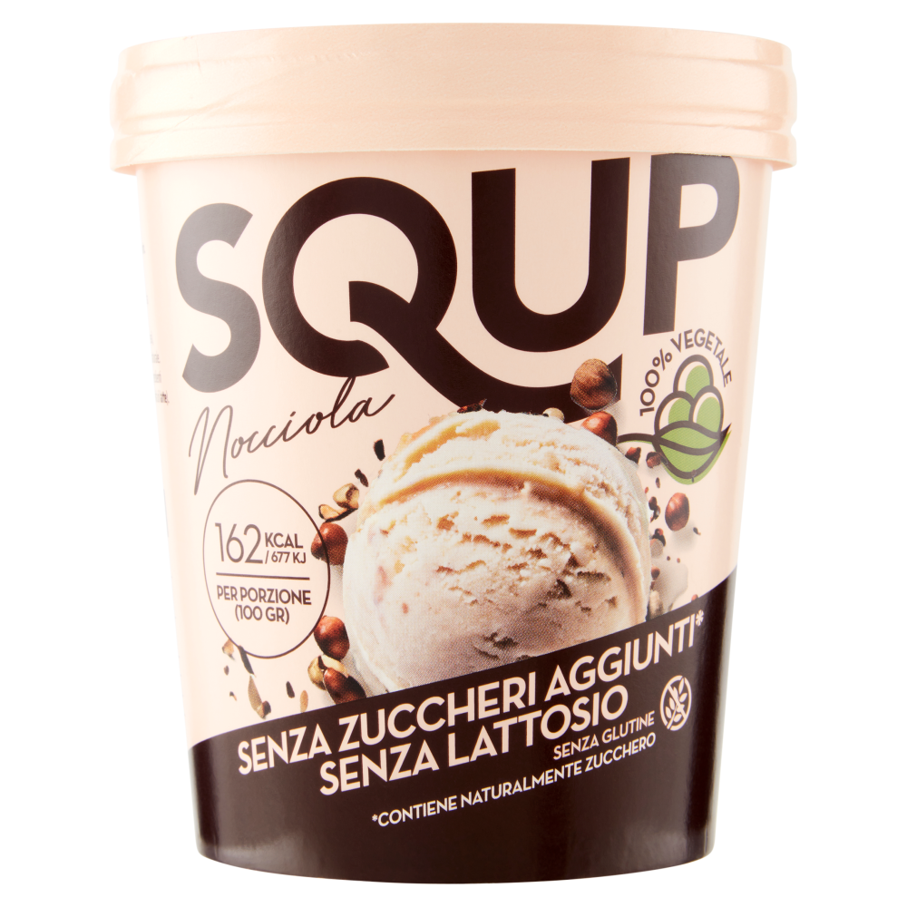 Squp Gelato 100% Vegetale Nocciola 300 g