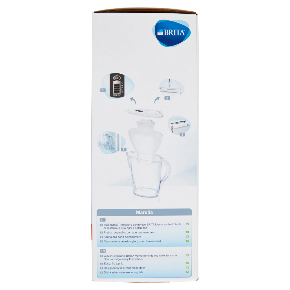 Brita fill & enjoy Marella Caraffa filtrante Maxtra+ 2.4 L