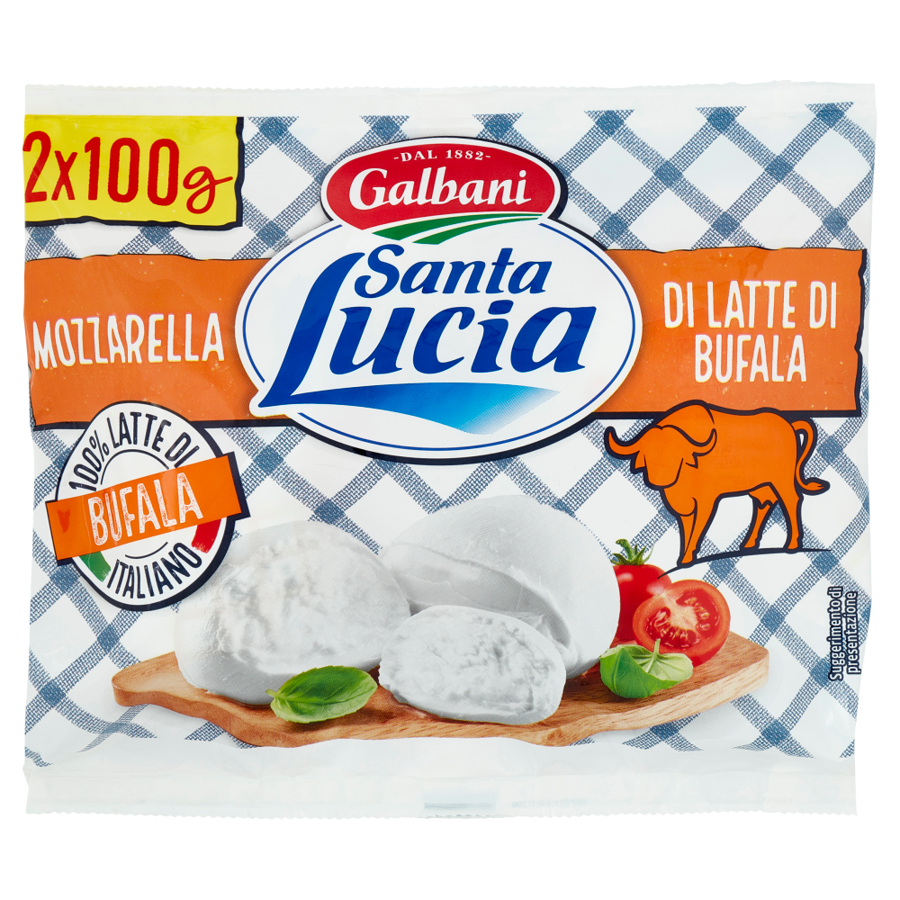 Galbani Santa Lucia Mozzarella di Latte di Bufala 2 x 100 g