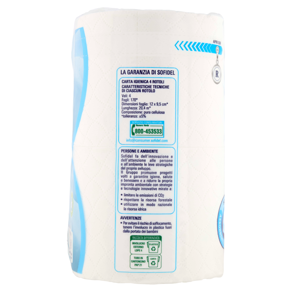 Regina Sensation extra carta igienica 4 rotoli