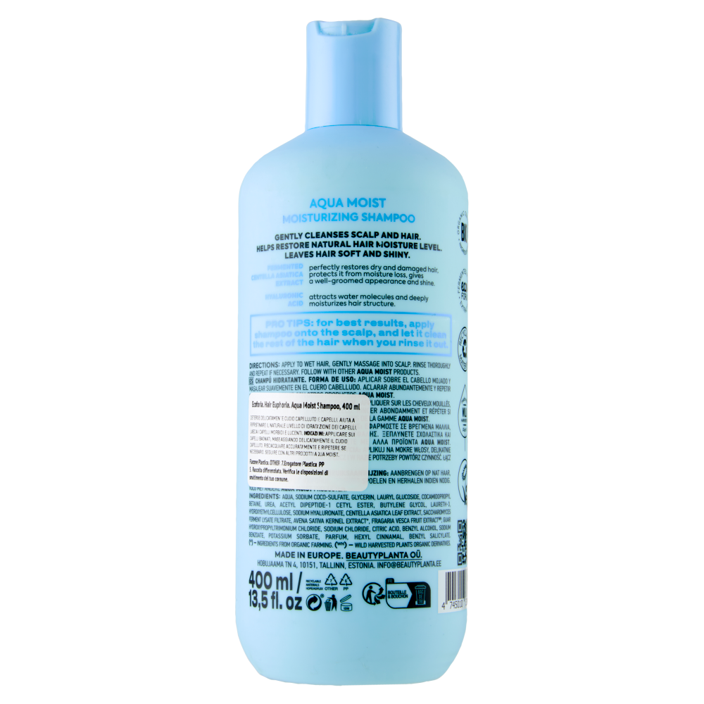 Ecoforia Hair Euphoria Aqua Moist Shampoo 400 ml