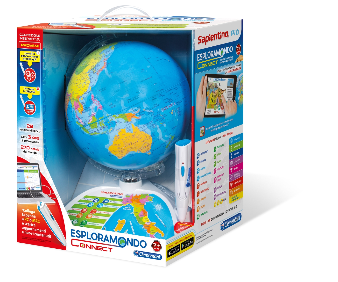 Clementoni esplora mondo real Time