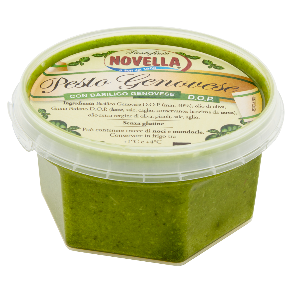 Pastificio Novella Pesto Genovese con Basilico Genovese D.O.P. 130 g