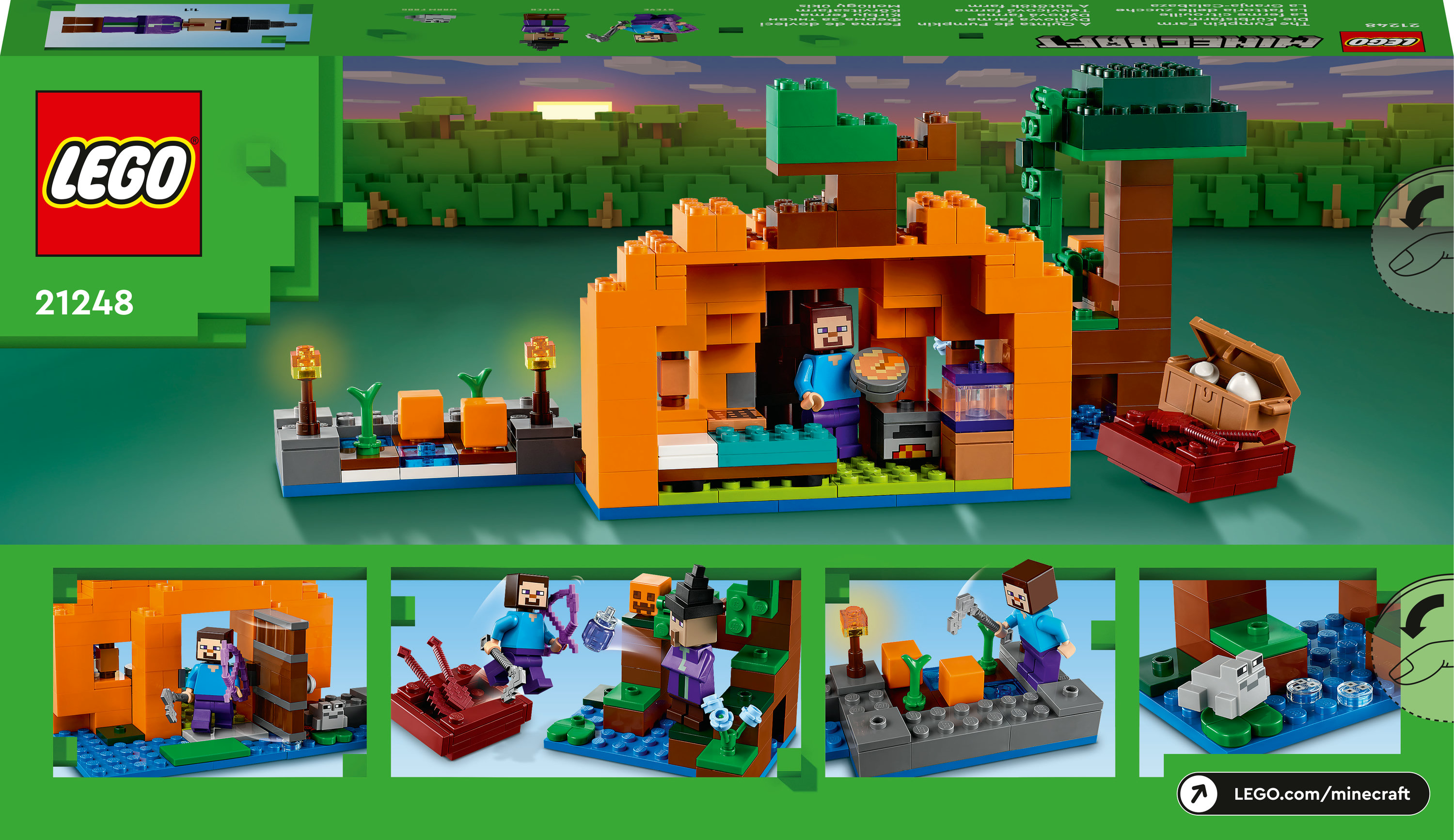 LEGO Minecraft La fattoria delle zucche