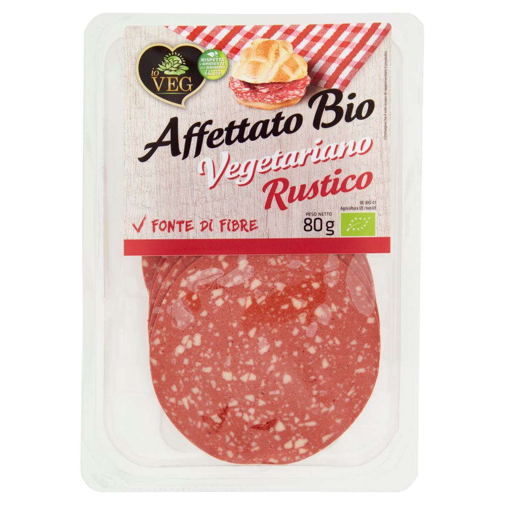 io VEG Affettato Vegetariano Rustico 80 g