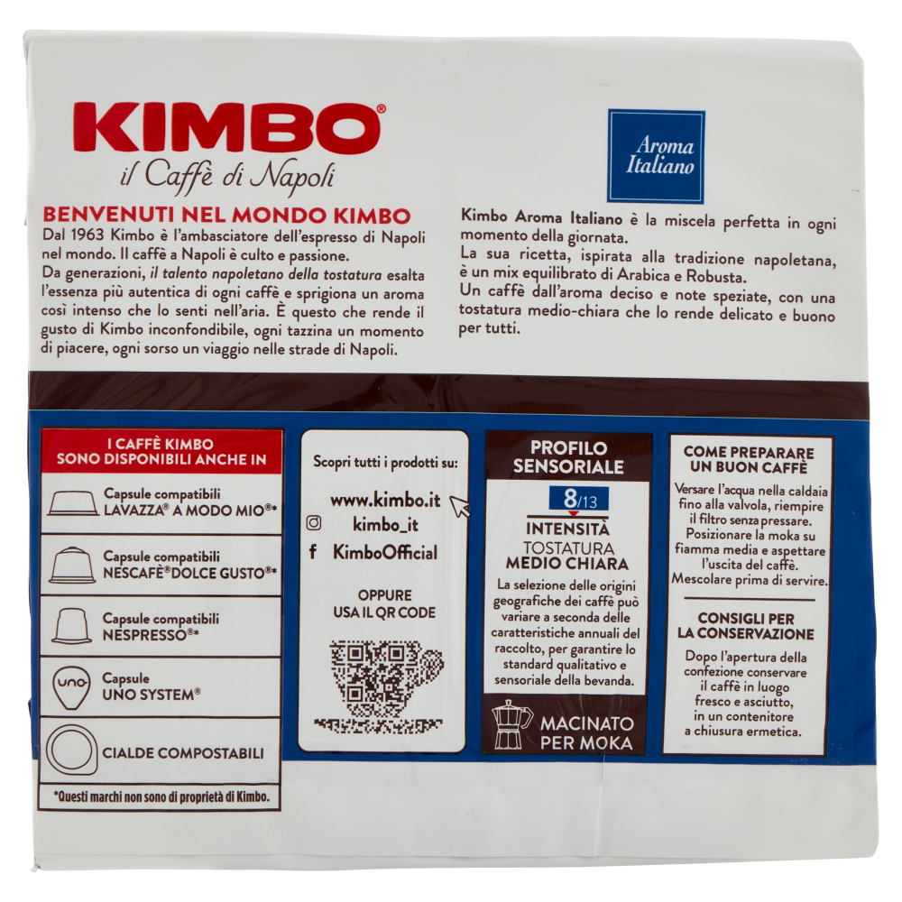 Kimbo Aroma Italiano 2 x 250 g