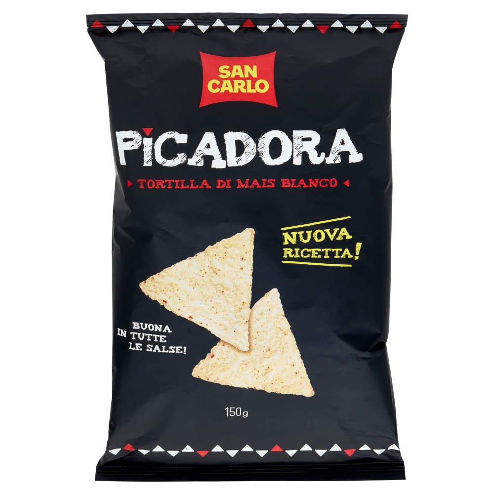 San Carlo Picadora Tortilla di Mais Bianco 150 g