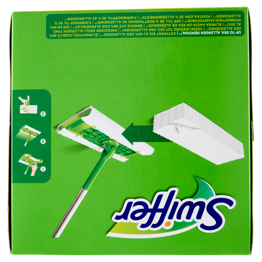 Swiffer Panni Catturapolvere per Scopa Swiffer Profumo Fresco e Pulito - Ricarica 36 Panni