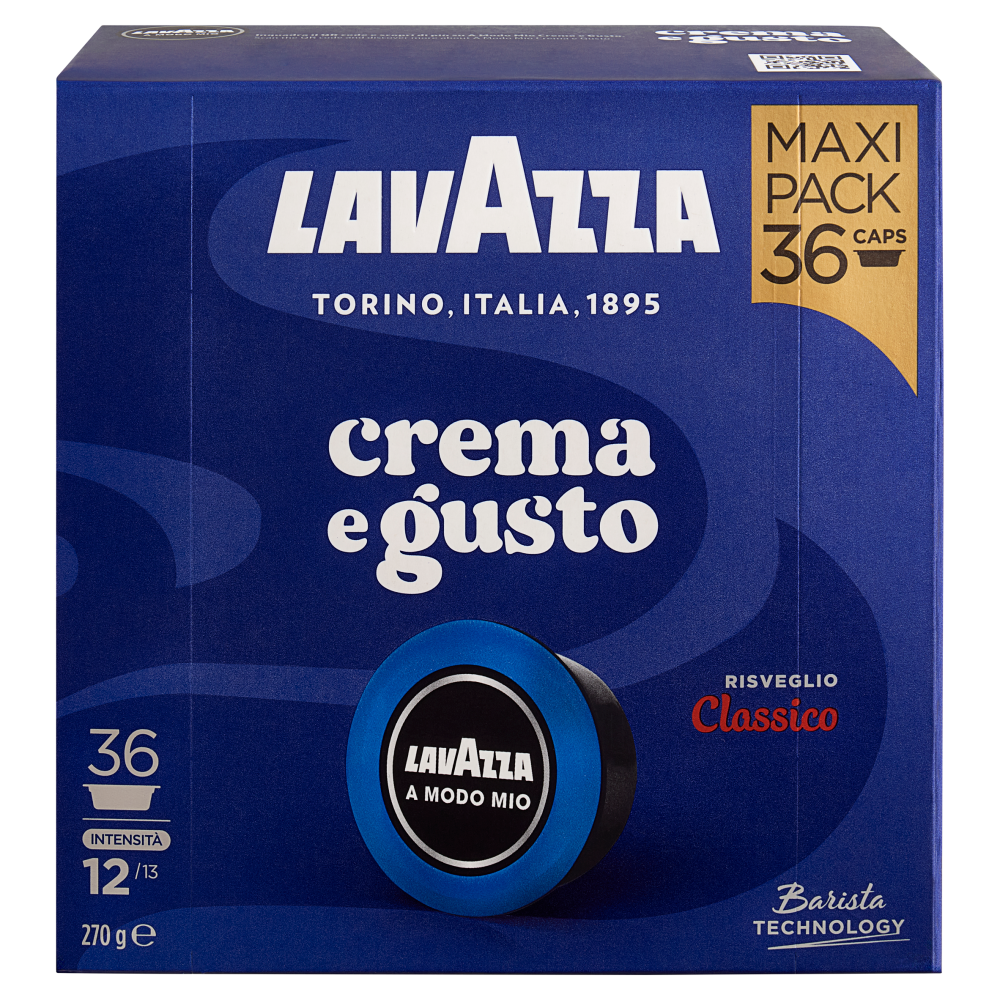 Lavazza A Modo Mio crema e gusto Classico 36 Capsule 270 g