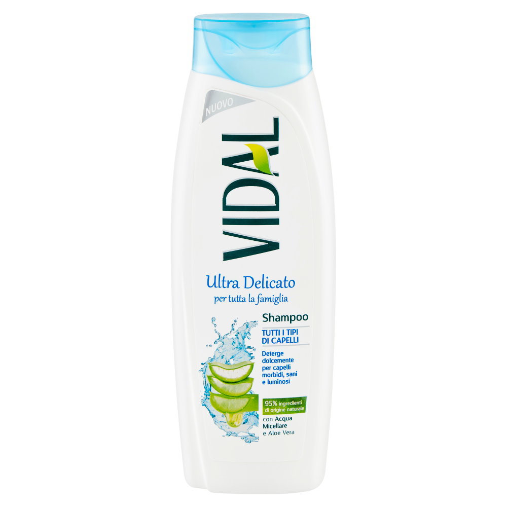 Vidal Ultra Delicato Shampoo Tutti i Tipi di Capelli 250 ml