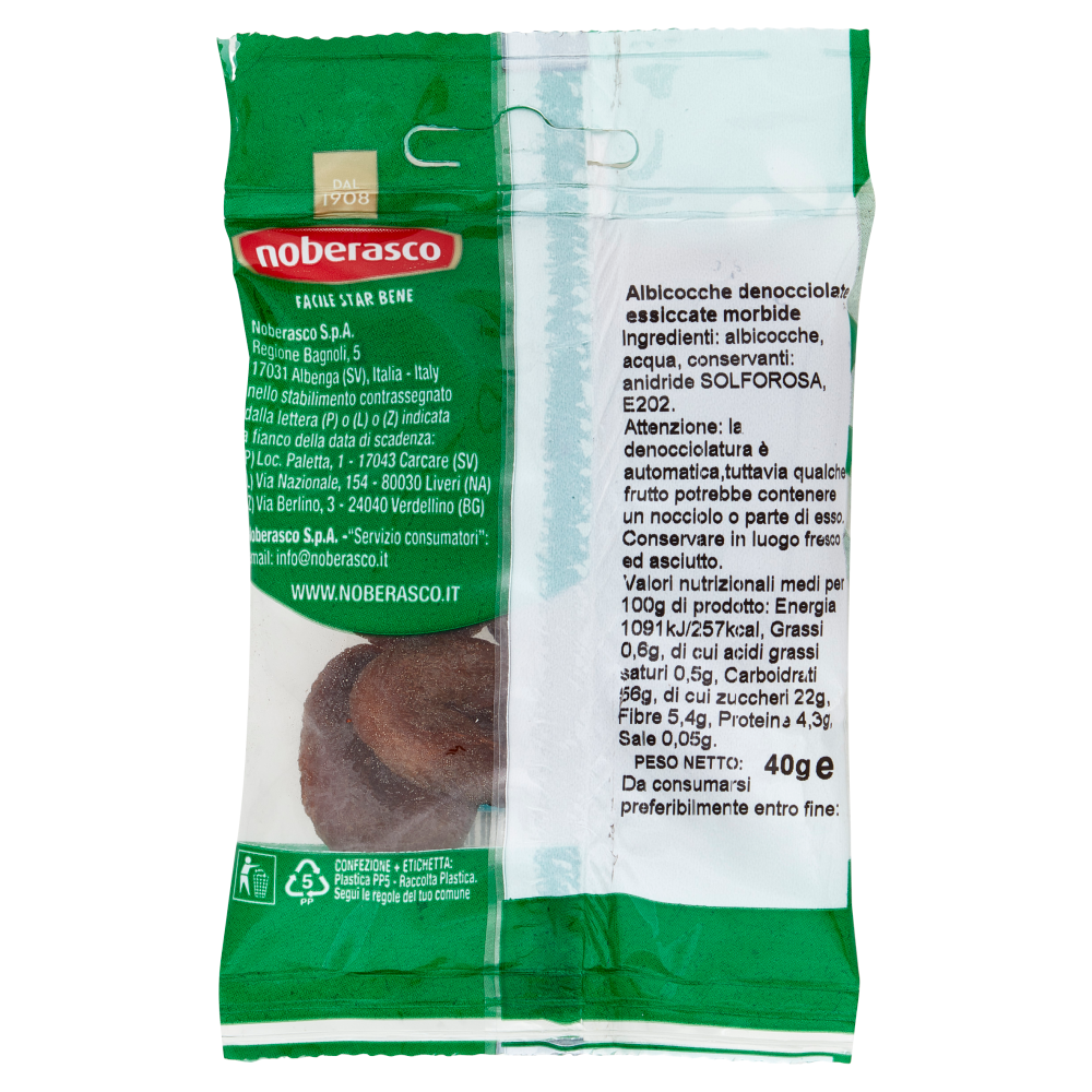 noberasco € 0,99 Albicocche Brunelle 40 g