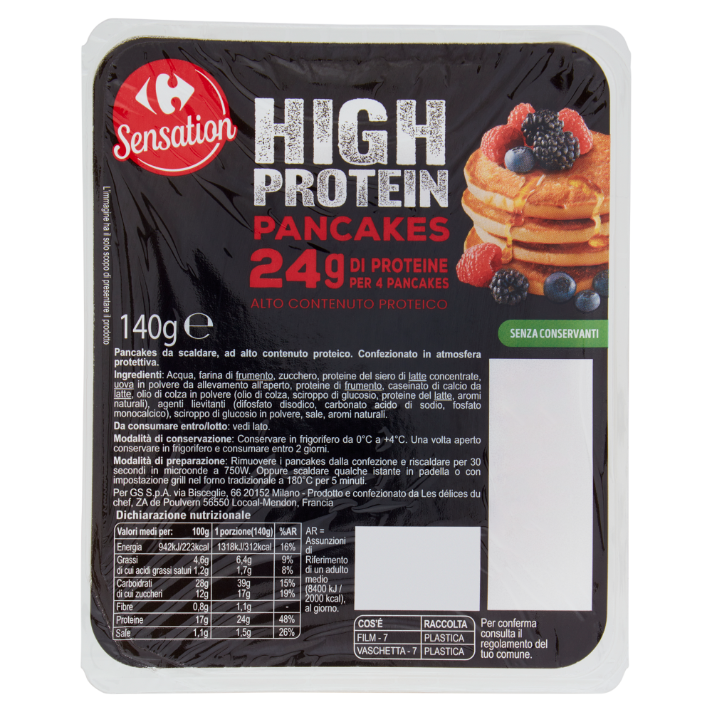 Carrefour Sensation High Protein Panckes 140 g