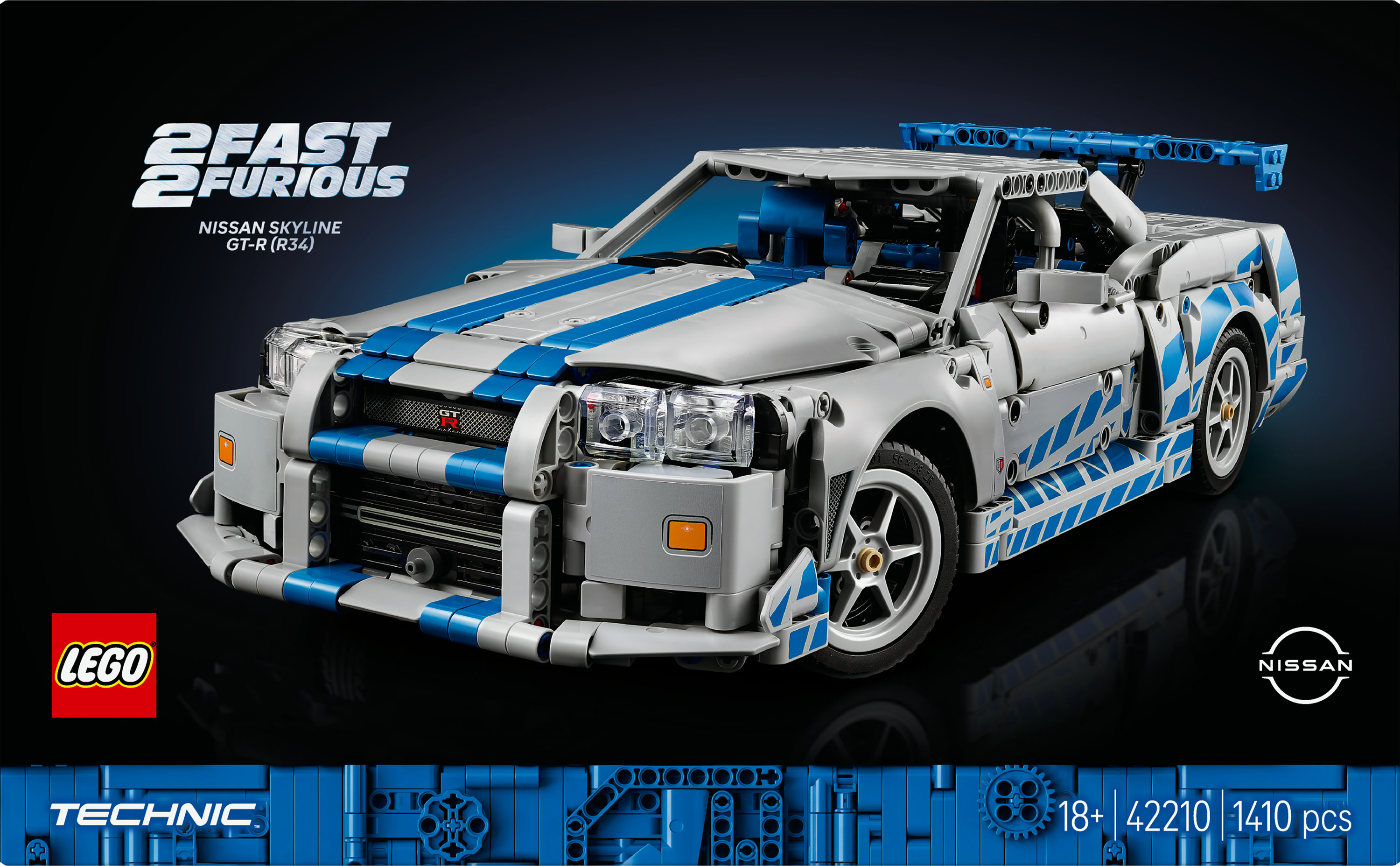 LEGO Technic Auto Nissan Skyline GT-R (R34) 2 Fast 2 Furious