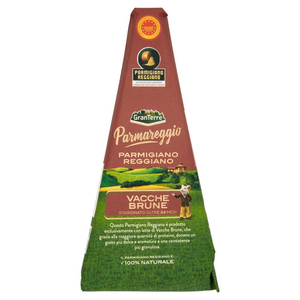 Parmareggio Parmigiano Reggiano DOP Vacche Brune Stagionato Oltre 24 Mesi 200 g