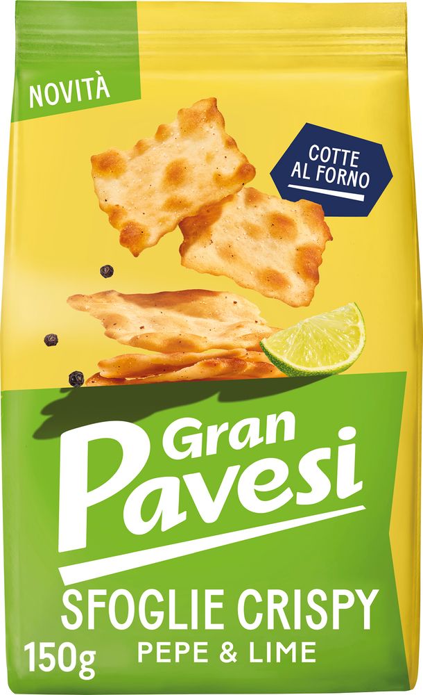 Gran Pavesi Sfoglie Lime e Pepe 150g