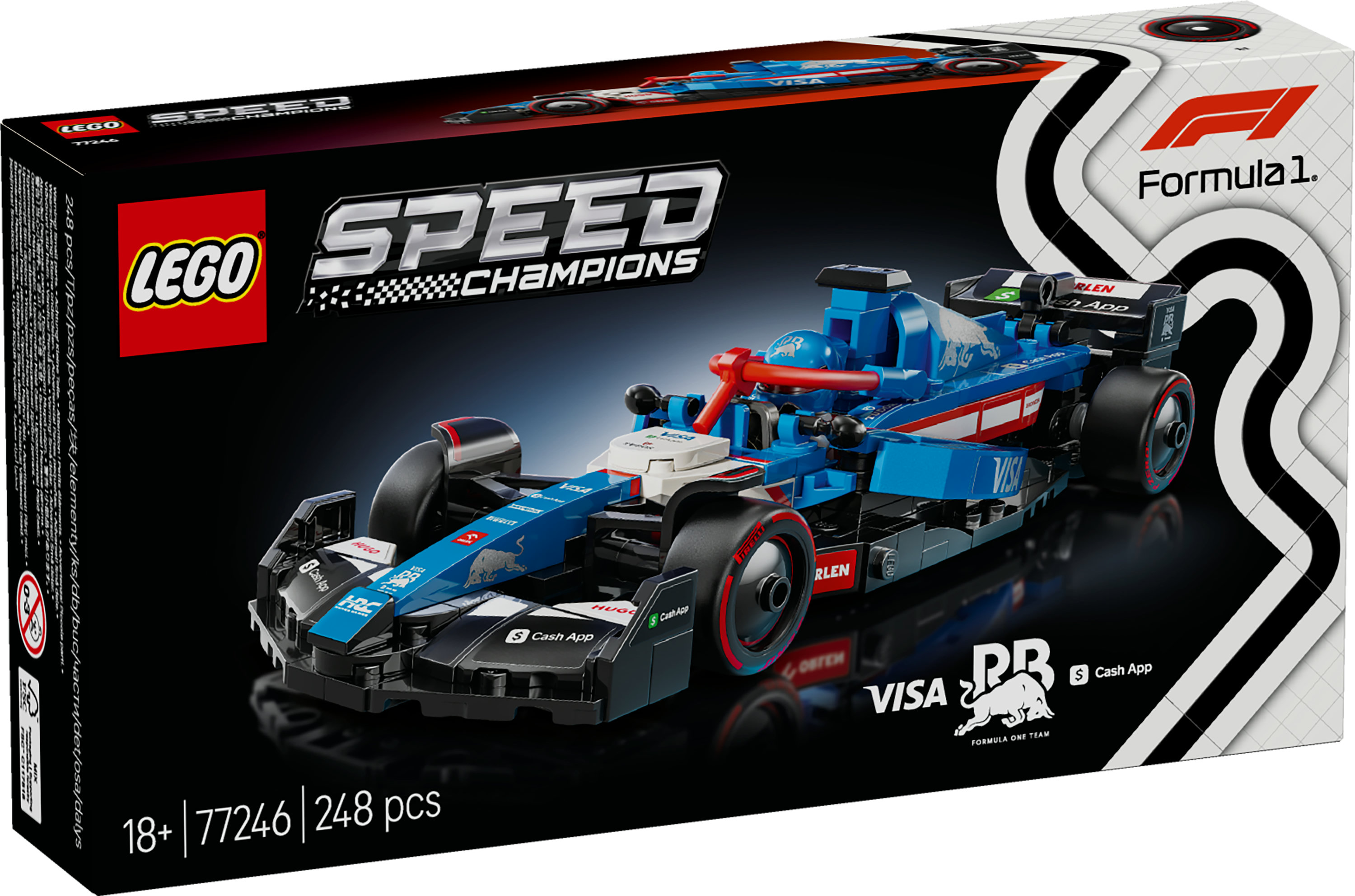 LEGO Speed Champions Auto da corsa F1&reg; Visa Cash App RB VCARB 01