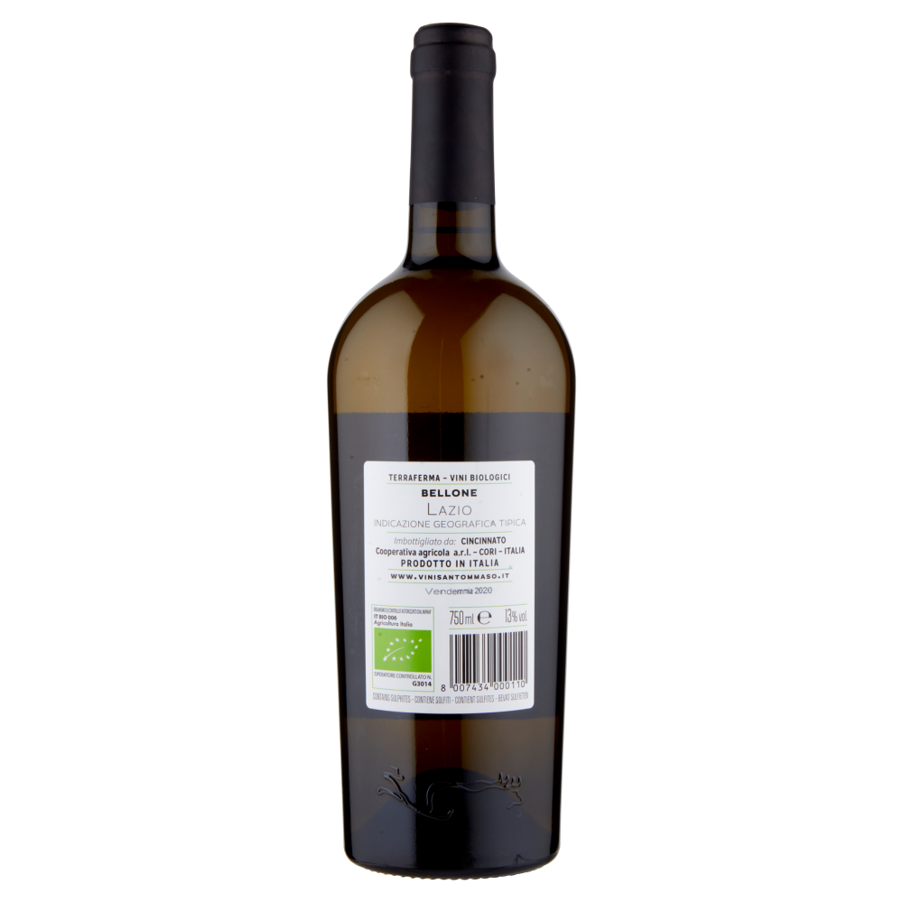 San Tommaso Terraferma Adalia Bellone Lazio IGT 750 ml