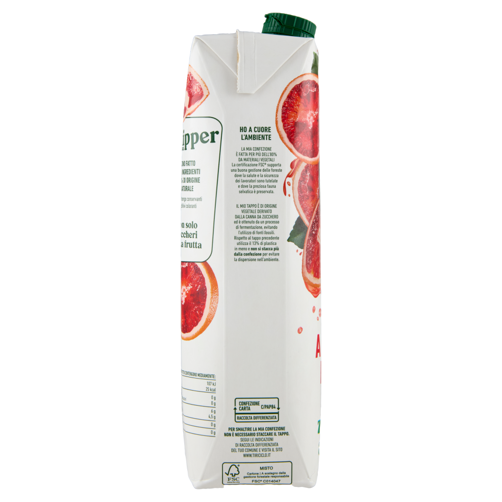 Zuegg Skipper Arancia Rossa Senza zuccheri aggiunti 1000 ml