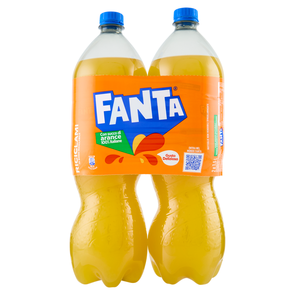 Fanta Orange PET 2 x 1,5 L