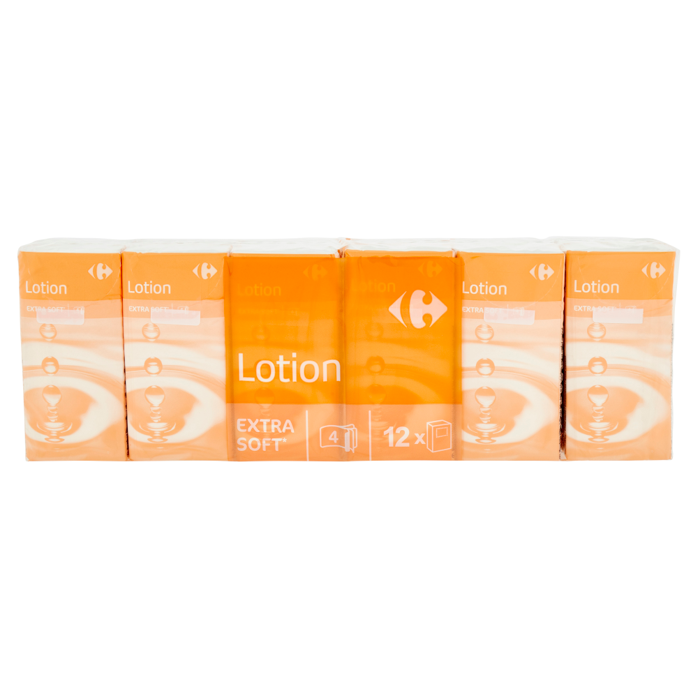 Carrefour Lotion Fazzoletti Extra Soft* 4 Veli 12 pz