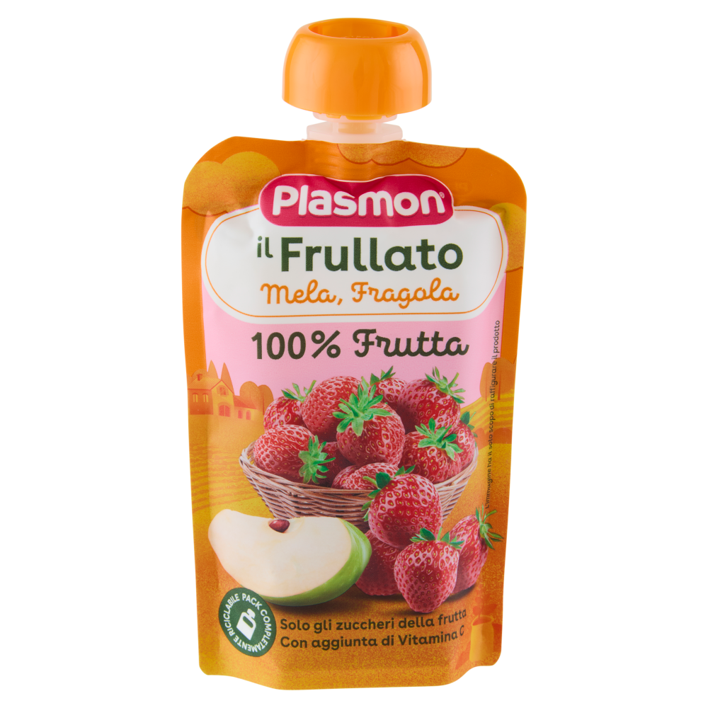 Plasmon il Frullato Mela, Fragola 100 g